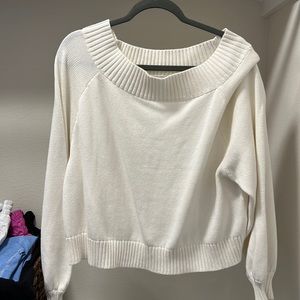 We Wore What Balloon sleeve sweater NWT